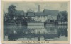 AK Malchow Mecklenburg Alte Häuser auf der Insel Feldpost 1918