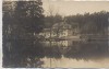 AK Foto Bad Düben Heide-Gasthof Eisenhammer mit Autos 1930