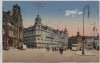 AK Frankfurt am Main Bahnhofsplatz mit Straßenbahn 1918