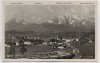 AK Foto Wallgau gegen Wettersteinwand Ortsansicht 1936
