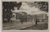 AK Foto Stuttgart Hindenburgbau mit Bus und Strassenbahn 1938