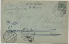 Mondschein-AK Gruss aus Frauenstein im Erzgebirge Ortsansicht 1899