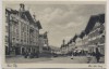 AK Bad Tölz Marktplatz mit Denkmal und Auto 1920
