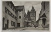 VERKAUFT !!!   AK Foto Überlingen am Bodensee Franziskanertor mit Haus Der Seebote 1935