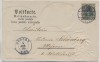 Kleeblatt Präge Litho Dresden Neue Picardie Stuebelbrunnen 1906 RAR