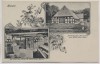 AK Husum Altsächsisches Bauernhaus Heldt'sches Haus Der Saal 1903