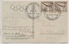 AK Foto Berlin Reichssportfeld Dietrich-Eckardt-Bühne Luftbild Olympia Sonderstempel 1936