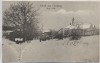 AK Gruß aus Greising Bayr. Wald Ortsansicht im Winter Stempel Mietraching Deggendorf 1922 RAR