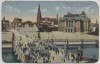 VERKAUFT !!!   AK Schwerin Hoftheater mit Schlossbrücke Aufziehen der Schlosswache Feldpost 1916