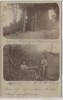 VERKAUFT !!!   AK Foto Soldaten auf Latrine Toilette 1.WK Feldpost 1916