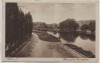 AK Halle an der Saale Blick auf die Peissnitzspitze viele Boote 1926