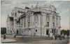 AK Halberstadt Stadttheater Menschen mit Pferdekutsche 1911