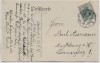 AK Osterburg Altmark Kgl. Schullehrer-Seminar Wappen mit Menschen 1909