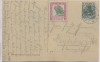 AK Badersleben Bahnhof mit Menschen b. Huy Werbemarke Verein f. das Deutschtum im Ausland 1912 Sammlerstück RAR