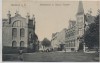 VERKAUFT !!!   AK Nienburg an der Saale Marktstrasse m. Kaiserl. Postamt mit Menschen 1912 RAR