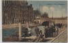 AK Lübeck Alte Travespeicher viele Menschen Feldpost 1915