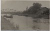 AK Foto Schleuse Grütz Brücke Boote Haus b. Rathenow 1929 RAR