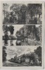 VERKAUFT !!!   AK Lütte Zauch Belzig Kriegerdenkmal Badeanstalt Ortsansicht Landpoststempel 1937 RAR
