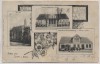 VERKAUFT !!!   AK Gruss aus Curow in Pommern Kirche Warenhandlung Kurów (Kołbaskowo) b. Stettin Szczecin Polen 1904 RAR