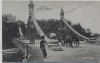AK Lübeck Mühlentorbrücke mit Dame und Pferdekutsche 1910 RAR