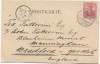 AK Frau mit Hut aus Zug lehnend O.Bluhm Auf Wiedersehen ! 1900