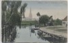 AK Altdamm Dąbie (Stettin) Partie v. d. Ploenebrücke gesehen Pommern Szczecin Polen 1909