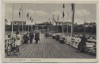 AK Foto Seebad Ahlbeck (Heringsdorf) Seebrücke Menschen Frau mit Rad 1940