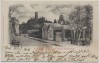 AK Kurfürstenstrasse und Ruine Godesberg b. Bonn 1902