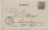 AK Kurfürstenstrasse und Ruine Godesberg b. Bonn 1902