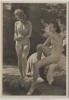VERKAUFT !!!   Künstler-AK Johann Schult Im Lebensfrühling 2 Frauen Akt München Haus der Deutschen Kunst HDK 411 1935
