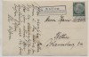 VERKAUFT !!!   AK Foto Küssow über Neubrandenburg Hausansicht Gut Landpoststempel 1937 RAR