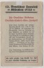 Künstler-Festkarte München 13. Deutsches Turnfest 1923