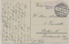 Präge-AK Kaiser Wilhelm II. Ein deutscher Gruß Wappen Schwerter Feldpost 1916