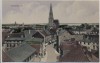 VERKAUFT !!!   AK Schwerin Ortsansicht mit Kirche und Strasse 1910