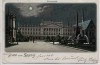 Litho Mondschein Gruss aus Leipzig Universität 1901