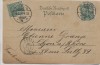 Litho Mondschein Gruss aus Leipzig Universität 1901