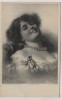 VERKAUFT !!!   AK Frau mit Perlenkette E. Roberts Depose No. 6072 1910