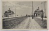 AK Leipzig Zeppelinbrücke im Winter mit Straßenbahn 1915