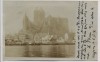 VERKAUFT !!!   AK Foto Meißen Albrechtsburg im Bau mit Dampfer Wilhelmine 1907 RAR