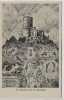 Künstler-AK Im Bergfried auf der Godesburg Gedicht Walther Krause b. Bad Godesberg Bonn 1928