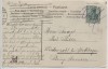 Künstler-AK Glückliches Neujahr Frau mit Hut Hund Korb im Maul Jugendstil 1907