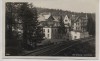 AK Foto Bad Schlag Sanatorium mit Bahngleis Jablonecké Paseky Jablonec nad Nisou Gablonz Böhmen Tschechien 1933
