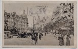 AK Frankfurt am Main Am Roßmarkt viele Menschen Autos 1927