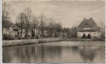 AK Foto Wittenburg / Mecklenburg Karl-Marx-Straße mit Ententeich 1969