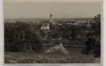 AK Foto Aichach Ortsansicht mit Bahngleis 1933