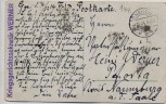 VERKAUFT !!!   AK Gnesen Gniezno Poststraße mit evangl. Schule Posen Polen Feldpost Stempel Kriegsgerichtssekretär Werner 1914 RAR