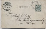 AK Bistritz am Hostein Bystřice pod Hostýnem Schule Hotel Markt Tschechien 1900 RAR