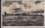 AK Stralsund Klappbrücke im Zuge des Rügendammbaues 1938