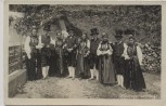 AK Foto Montafonertracht Gruppenbild Montafon Tracht Schruns Vorarlberg Österreich 1925