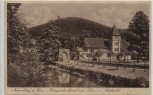 AK Neuenbürg an der Enz Kriegerdenkmal mit Turn- und Festhalle 1928